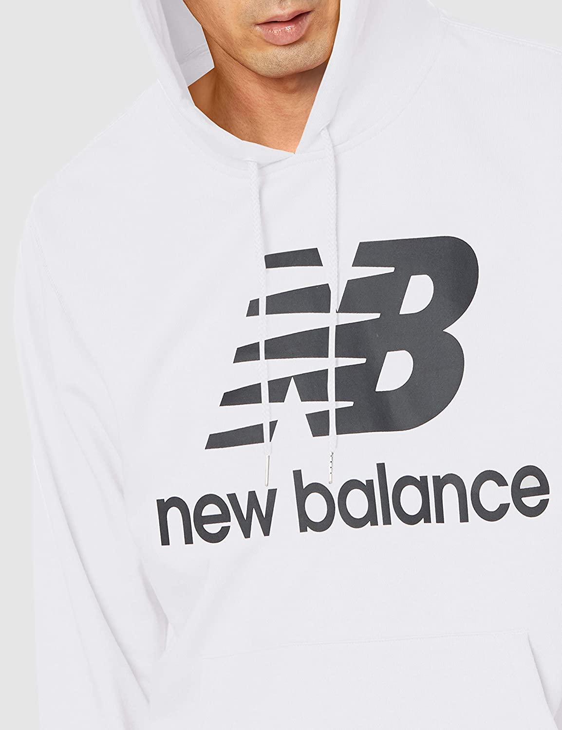 new balance（ニューバランス）スウェットプルオーバーフーディ/スウェットパンツ セットアップ（AMT03558・AMP03560）WT：ホワイト 上下セット トレーニングウエア スポーツウエア ジムウエア アフターウエアー 移動着 オシャレ着 合宿 遠征 旅行 ジム 大谷翔平 NB 上下