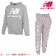 new balance（ニューバランス）スウェットプルオーバーフーディ/スウェットパンツ セットアップ（AMT03558・AMP03560）AG：アスレチックグレー 上下セット トレーニングウエア スポーツウエア ジムウエア アフターウエアー 移動着 オシャレ着 合宿 遠征 旅行 大谷翔平 NB