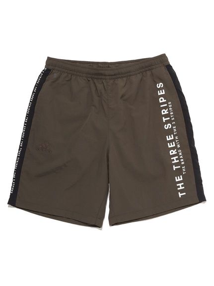 Wording Loose-Fit Woven Shorts (Gender Neutral)