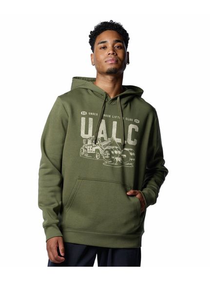 UA RIVAL FLEECE BL PRINTED