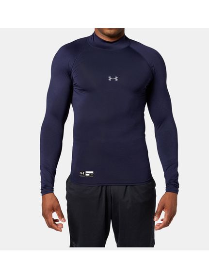 UA HG ARMOUR COMP LS MOCK PK