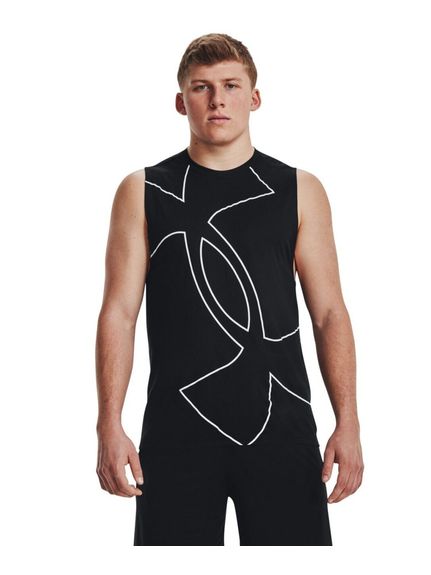 UA TECH SLEEVELESS T-SHIRTS GRAPHIC