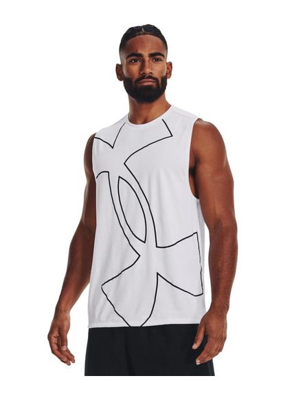 UA TECH SLEEVELESS T-SHIRTS GRAPHIC