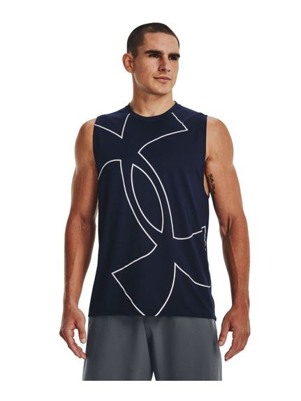 UA TECH SLEEVELESS T-SHIRTS GRAPHIC