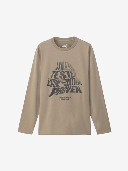 24F L/S HALF DOME MESSAGE TEE(L/Sハーフドームメッセージティー)